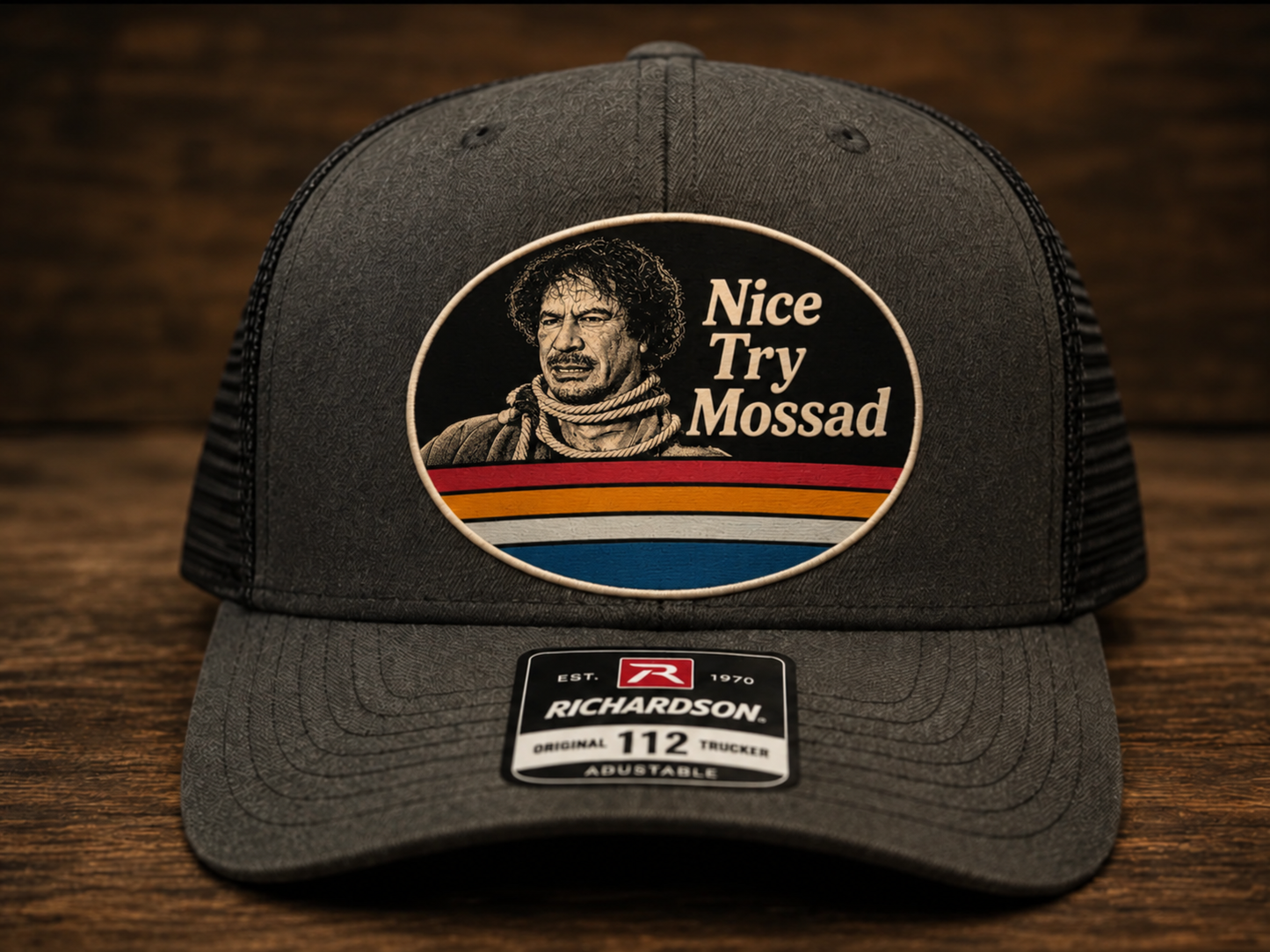 Nice Try Mossad™ The “Evil Deeds” Gaddafi Hat