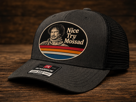 Nice Try Mossad™ The “Evil Deeds” Gaddafi Hat