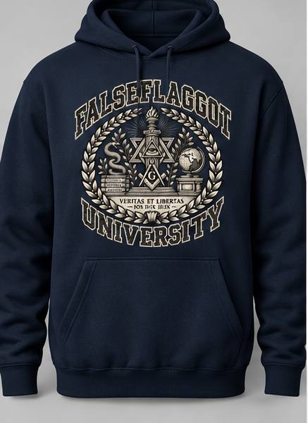 Nice Try Mossad™ False Flaggot Hoodie