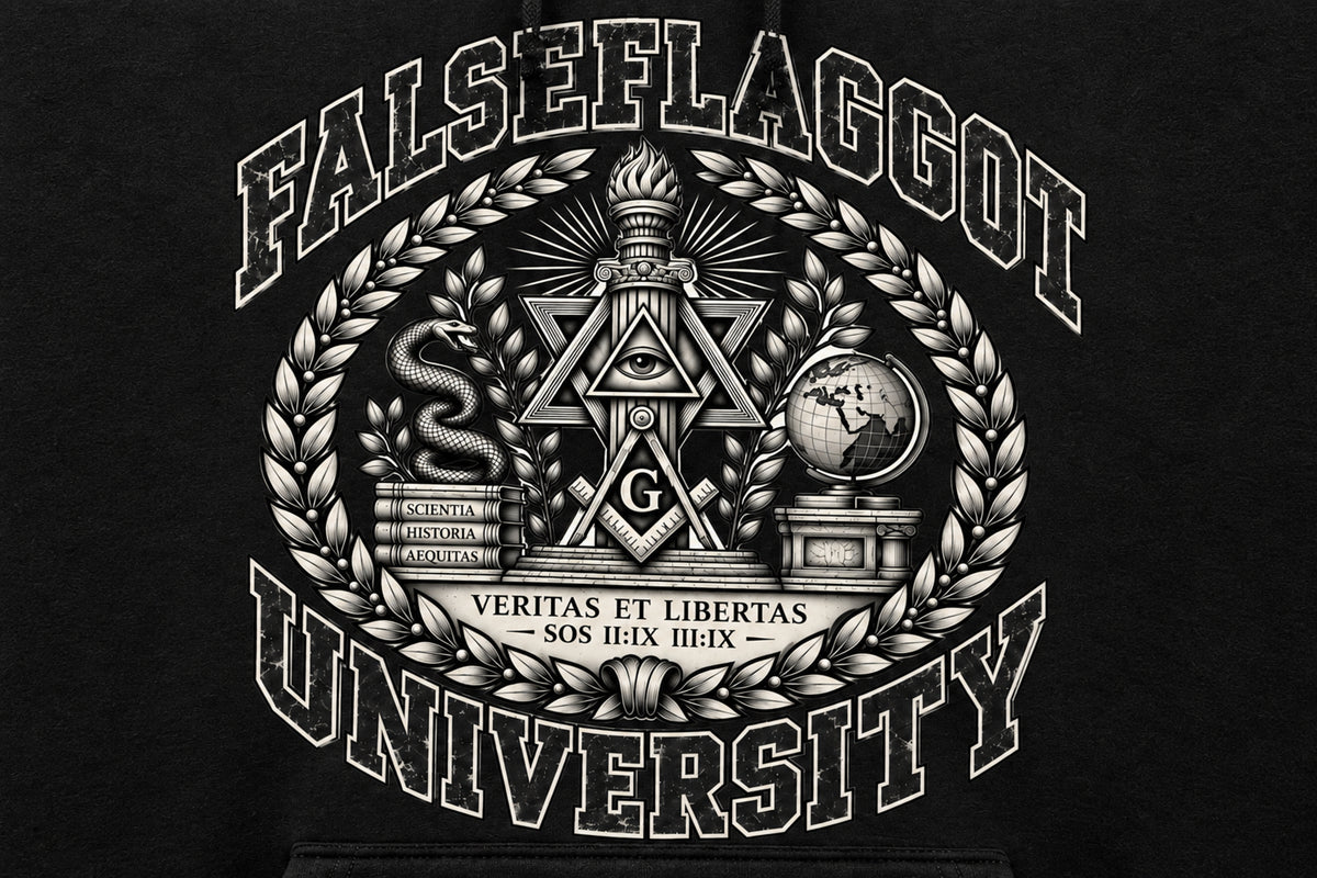 Nice Try Mossad™ False Flaggot Hoodie