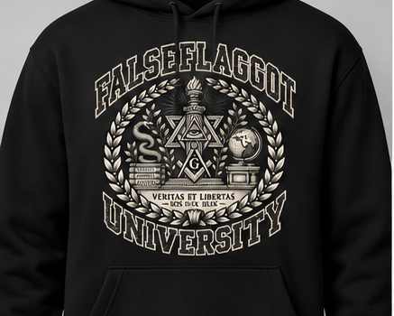 Nice Try Mossad™ False Flaggot Hoodie