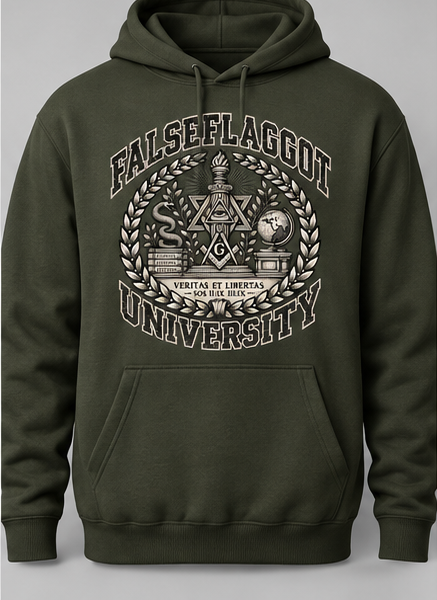 Nice Try Mossad™ False Flaggot Hoodie